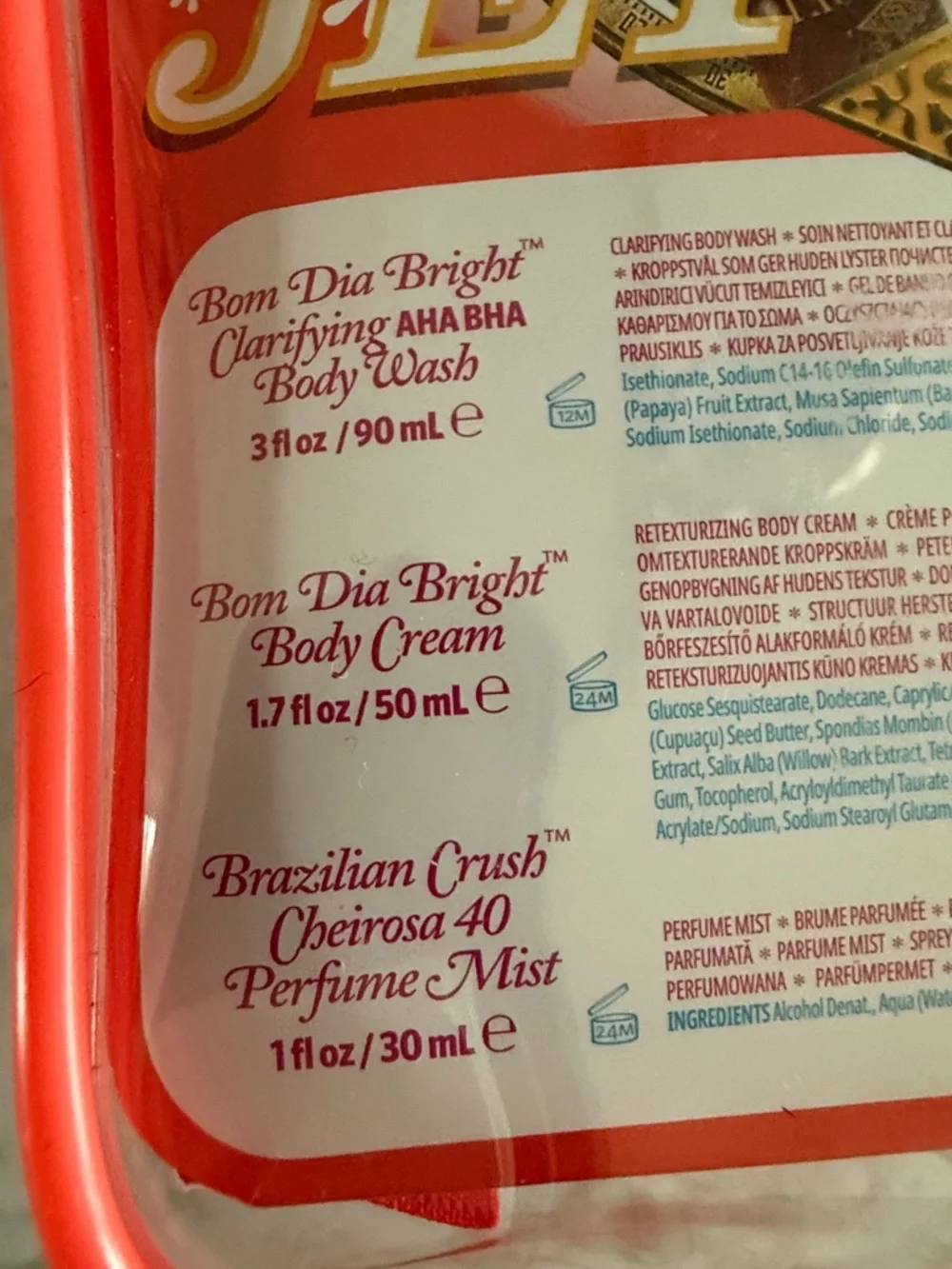 Sol de Janeiro Bom Dia Bright Travel Gift Set - Red - Picture 3 of 5